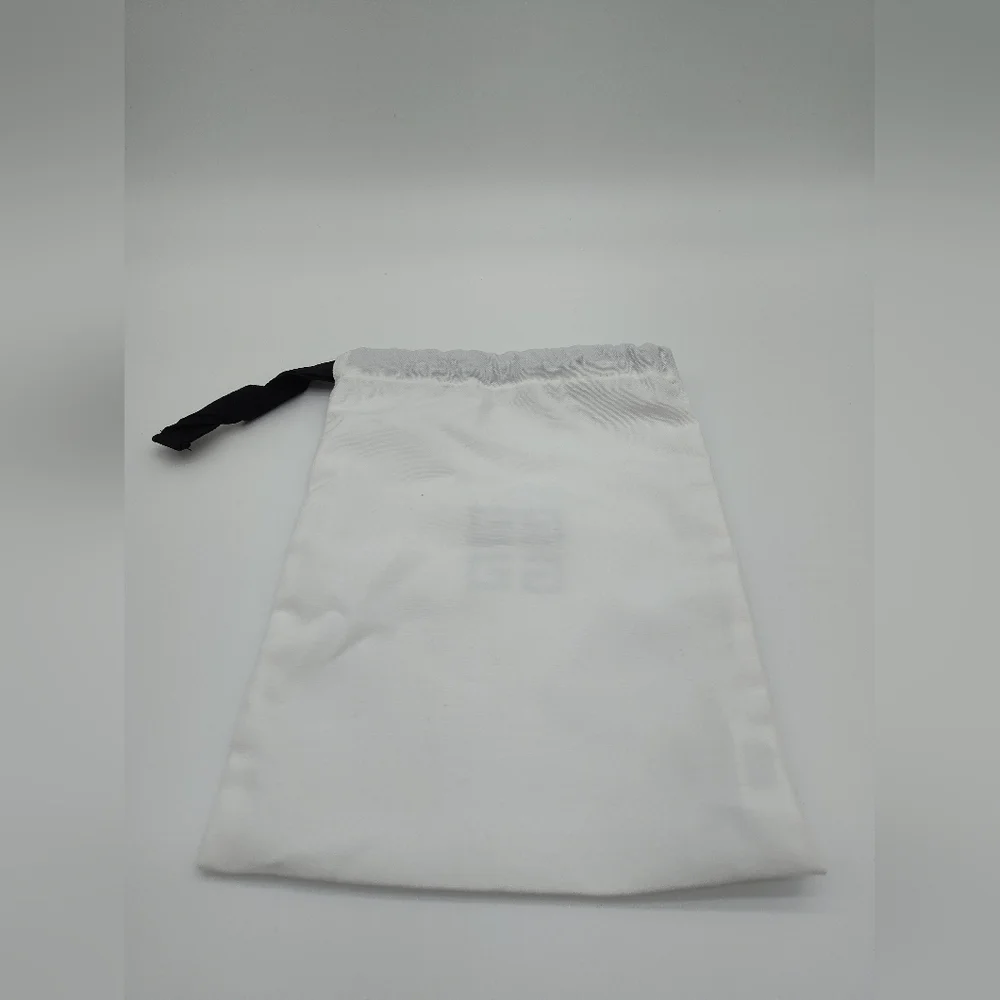 GIVENCHY White Cotton Dust Bag Drawstring Pouch 10.5x8 NWOT